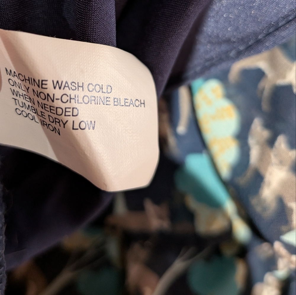 Gap Sleeveless Dress With Blue Jacket Both With Foxes Size Large - Picture 10 of 15